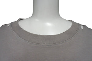 極美品 BALENCIAGA バレンシアガ 22SS モザイクロゴプリント 半袖Ｔシャツ グレー コットン サイズM 661715 中古 4c075504
