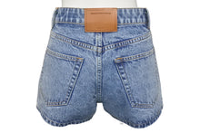 画像をギャラリービューアに読み込む, 極美品 ALEXANDER WANG アレキサンダーワン クリスタル デニムショーツ 161085 コットン ブルー サイズ24 中古 4c075520