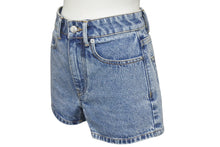 画像をギャラリービューアに読み込む, 極美品 ALEXANDER WANG アレキサンダーワン クリスタル デニムショーツ 161085 コットン ブルー サイズ24 中古 4c075520