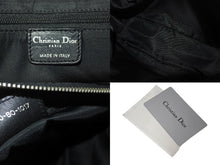 Load image into Gallery viewer, CHRISTIAN DIOR クリスチャンディオール トロッター ショルダーバッグ ブラック シルバー金具 美品 中古 4c075631