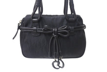 Load image into Gallery viewer, CHRISTIAN DIOR クリスチャンディオール トロッター ショルダーバッグ ブラック シルバー金具 美品 中古 4c075631