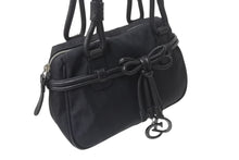 Load image into Gallery viewer, CHRISTIAN DIOR クリスチャンディオール トロッター ショルダーバッグ ブラック シルバー金具 美品 中古 4c075631