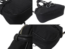 Load image into Gallery viewer, CHRISTIAN DIOR クリスチャンディオール トロッター ショルダーバッグ ブラック シルバー金具 美品 中古 4c075631