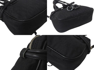 CHRISTIAN DIOR クリスチャンディオール トロッター ショルダーバッグ ブラック シルバー金具 美品 中古 4c075631