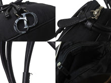 Load image into Gallery viewer, CHRISTIAN DIOR クリスチャンディオール トロッター ショルダーバッグ ブラック シルバー金具 美品 中古 4c075631