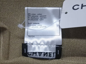 新品同様 CHANEL シャネル キャミソール ドレス ワンピース カメリア P38456W04487 フランス製 ラメゴールド サイズ50 中古 4c075632