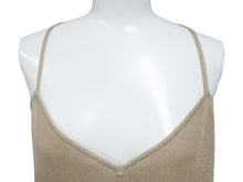 Load image into Gallery viewer, 新品同様 CHANEL シャネル キャミソール ドレス ワンピース カメリア P38456W04487 フランス製 ラメゴールド サイズ50 中古 4c075632