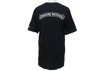 画像をギャラリービューアに読み込む, CHROME HEARTS クロムハーツ 半袖Ｔシャツ サイズM スクロールラベルロゴ プリント ブラック コットン 良品 中古 4c075752 