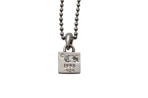 CHROME HEARTS クロムハーツ ネックレス FRAMED BS FLUER フレームドBSフレア シルバー 925 9.6g 美品 中古 4c075656