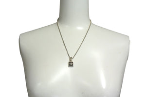 CHROME HEARTS クロムハーツ ネックレス FRAMED BS FLUER フレームドBSフレア シルバー 925 9.6g 美品 中古 4c075656