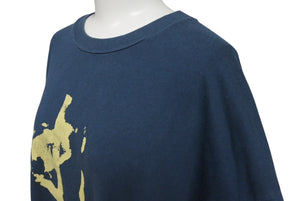 VINTAGE ヴィンテージ 90's WE NEED JESUS ウィーニードジーザス 半袖Tシャツ サイズXL コットン ネイビー 古着 美品 中古 4c075768 