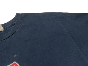 VINTAGE ヴィンテージ HIGHWAY 420 ハイウェイ 半袖Tシャツ マリファナ パロディ ネイビー 古着 良品 中古 4c075789 