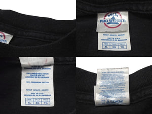 VINTAGE ヴィンテージ FUCK YOU HAND SIGN ハンドサイン 半袖Ｔシャツ ブラック コットン サイズXL 美品 中古 4c075793