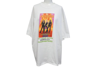 VINTAGE ヴィンテージ CHARLIE'S ANGELS チャーリーズエンジェルス 半袖Tシャツ コットン ホワイト サイズXL 美品 中古 4c075800 