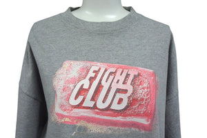 極美品 VINTAGE ヴィンテージ 90's FIGHT CLUB ファイトクラブ半袖Tシャツ サイズXL MOVIE ムービー グレー 古着 中古 4c075807 