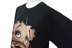 VINTAGE ヴィンテージ BETTY BOOP ベティーブープ 半袖Tシャツ 1997年製 コットン ブラック サイズM 美品 中古 4c075812 