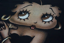 画像をギャラリービューアに読み込む, VINTAGE ヴィンテージ BETTY BOOP ベティーブープ 半袖Tシャツ 1997年製 コットン ブラック サイズM 美品 中古 4c075812 