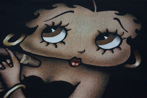 VINTAGE ヴィンテージ BETTY BOOP ベティーブープ 半袖Tシャツ 1997年製 コットン ブラック サイズM 美品 中古 4c075812 