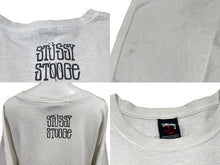 画像をギャラリービューアに読み込む, OLD STUSSY オールドステューシー ヴィンテージ THE STOOGES ザ ストゥージズ フォト半袖Tシャツ ホワイト サイズL 美品 中古 4c075821 