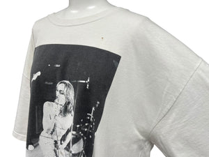 OLD STUSSY オールドステューシー ヴィンテージ THE STOOGES ザ ストゥージズ フォト半袖Tシャツ ホワイト サイズL 美品 中古 4c075821 