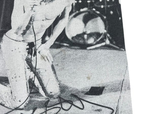 OLD STUSSY オールドステューシー ヴィンテージ THE STOOGES ザ ストゥージズ フォト半袖Tシャツ ホワイト サイズL 美品 中古 4c075821 