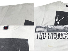 画像をギャラリービューアに読み込む, OLD STUSSY オールドステューシー ヴィンテージ THE STOOGES ザ ストゥージズ フォト半袖Tシャツ ホワイト サイズL 美品 中古 4c075821 