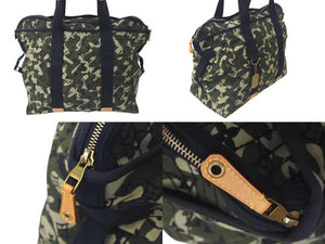 新品同様 LOUIS VUITTON ルイヴィトン トレイ モノグラモフラージュ モノグラム トートバッグ 村上隆 限定 迷彩柄 M95783 中古 4c075833