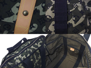 新品同様 LOUIS VUITTON ルイヴィトン トレイ モノグラモフラージュ モノグラム トートバッグ 村上隆 限定 迷彩柄 M95783 中古 4c075833