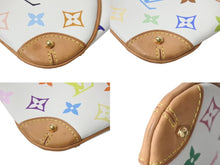 Load image into Gallery viewer, 極美品 LOUIS VUITTON ルイヴィトン ポシェット ミラMM アクセサリーポーチ M60096 モノグラム マルチカラー ホワイト 中古 4c075834