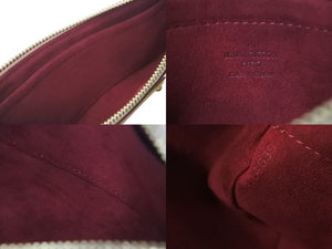 極美品 LOUIS VUITTON ルイヴィトン ポシェット ミラMM アクセサリーポーチ M60096 モノグラム マルチカラー ホワイト 中古 4c075834