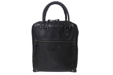 Load image into Gallery viewer, BALENCIAGA バレンシアガ ビジネス トートバッグ ハンドバッグ 248416 ナイロン イタリア製 レザー ブラック 美品 中古 4c075856