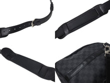Load image into Gallery viewer, 極美品 LOUISVUITTON ルイヴィトン キーポルバンドリエール45 ボストンバッグ N41418 ダミエグラフィット 中古 4c075889