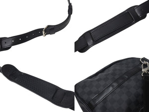 極美品 LOUISVUITTON ルイヴィトン キーポルバンドリエール45 ボストンバッグ N41418 ダミエグラフィット 中古 4c075889