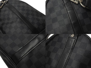 極美品 LOUISVUITTON ルイヴィトン キーポルバンドリエール45 ボストンバッグ N41418 ダミエグラフィット 中古 4c075889