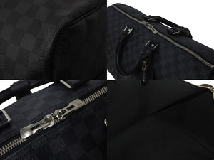 極美品 LOUISVUITTON ルイヴィトン キーポルバンドリエール45 ボストンバッグ N41418 ダミエグラフィット 中古 4c075889