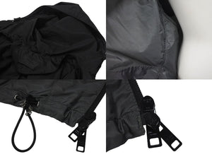 極美品 PRADA プラダ Re-Nylon リナイロンジャケット SGC601 24AW サイズL トライアングルロゴ グレー ブラック 中古 4c075902
