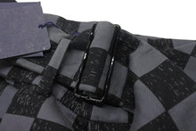 画像をギャラリービューアに読み込む, 極美品 LOUIS VUITTON ルイヴィトン 20AW ダミエ スカート ベルト付属 RM2129 IM5 HLE30W グレー ブラック サイズM 中古 4c075904 正規品