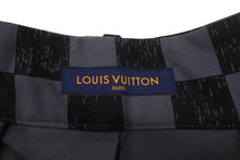 画像をギャラリービューアに読み込む, 極美品 LOUIS VUITTON ルイヴィトン 20AW ダミエ スカート ベルト付属 RM2129 IM5 HLE30W グレー ブラック サイズM 中古 4c075904 正規品