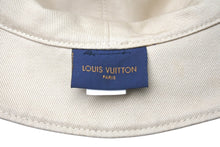 画像をギャラリービューアに読み込む, 極美品 LOUIS VUITTON ルイヴィトン バケットハット MP2440 シャポー モノグラムデニム インディゴ ネイビー 中古 4c075911