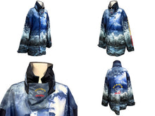 Load image into Gallery viewer, 新品未使用 PAUL &amp; SHARK ポールアンドシャーク 総柄 ナイロンジャケット ブルー ホワイト サイズL 中古 4c075916 正規品