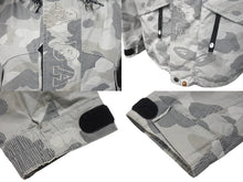 画像をギャラリービューアに読み込む, A BATHING APE アベイシングエイプ スノーボード ジャケット CAMO SNOWBOARD Jacket グレー コットン M 001HJD801019X 中古 4c075938 