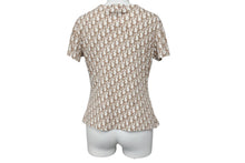 Load image into Gallery viewer, 極美品 Christian Dior クリスチャンディオール トロッターVネック 半袖Ｔシャツ ホワイト コットン サイズ42 5E16155951 中古 4c075944