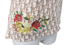 Load image into Gallery viewer, 極美品 Christian Dior クリスチャンディオール トロッターVネック 半袖Ｔシャツ ホワイト コットン サイズ42 5E16155951 中古 4c075944