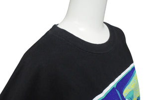 STUSSY ステューシー Tシャツ 00's メキシコ製 CUSTOMADE PRINT TEE フロントフォトプリント オールドブラック 中古 4c075953 