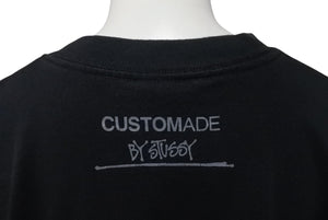 STUSSY ステューシー Tシャツ 00's メキシコ製 CUSTOMADE PRINT TEE フロント フォト プリント オールド ブラック 中古 4c075954