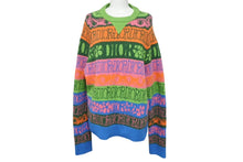 画像をギャラリービューアに読み込む, 極美品 Dior ディオール × Shawn Stussy ショーンステューシー ウールジャガード セーター 033M622AT167 サイズL 中古 4c075955