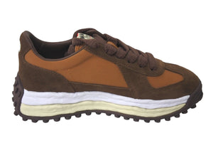 新品未使用 Maison MIHARA YASUHIRO メゾンミハラヤスヒロ 25SS LARRY ラリー スニーカー A14FW703 サイズ42 ブラウン 中古 4c076013