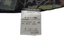 Load image into Gallery viewer, 極美品 Jean Paul Gaultier ジャンポール ゴルチェ シアーカットソー ネオン街プリント パワーネット ハイネック ブラック マルチカラー サイズ40 美品 中古 4c076027