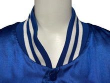 Load image into Gallery viewer, 極美品 90s TOYOTA 野茂英雄 コラボ スタジャン Lサイズ相当 NOMO刺繍 MLB ドジャースカラー ブルー 中古 4c076052