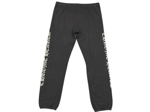 CHROME HEARTS クロムハーツ スウェットパンツ サイズL ホースシュー サイドロゴ プリント グレー 美品 中古 4c076065